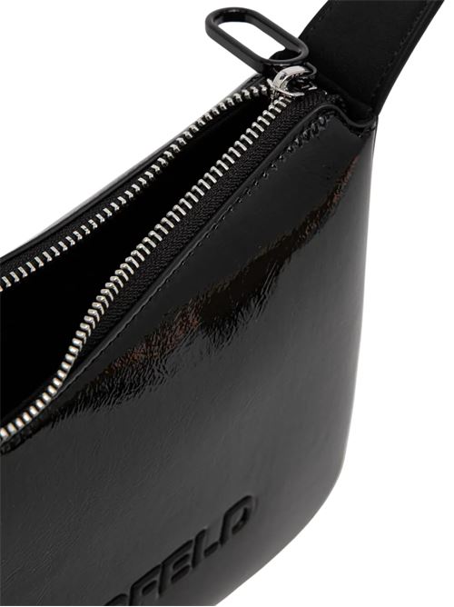 Borsa nera in simil-pelle verniciata Karl Lagerfeld jeans | A1W30254999
